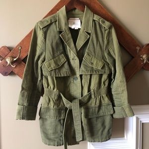 Anthropologie Army Green Jacket/Blazer